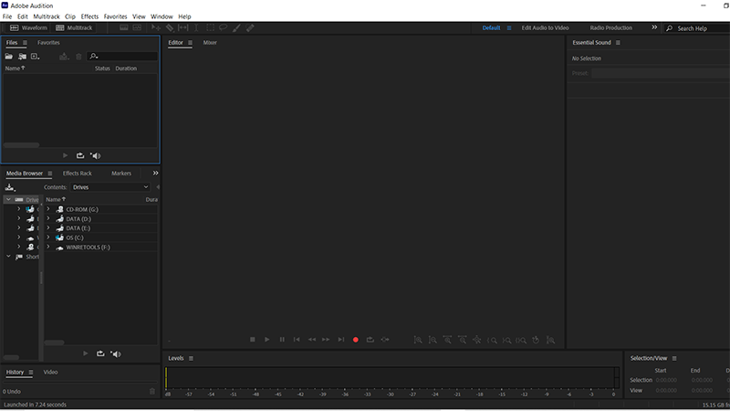 Tải Adobe Audition Active 
