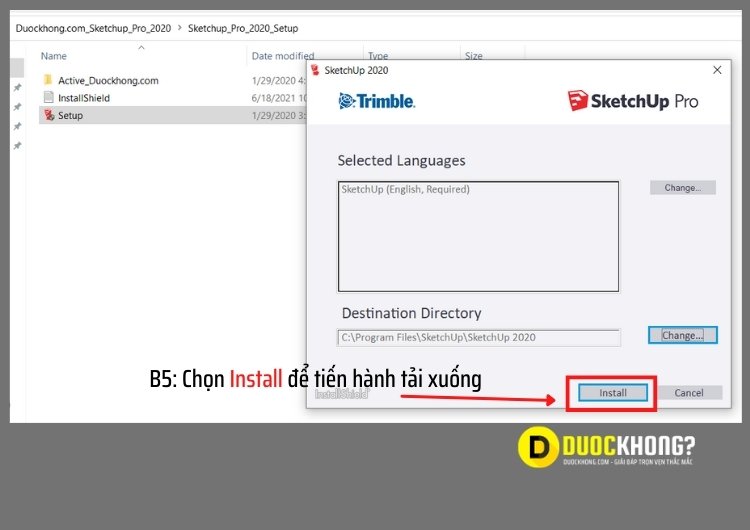 Tải SketchUp 2020 Pro Full vĩnh viễn miễn phí mới 2022