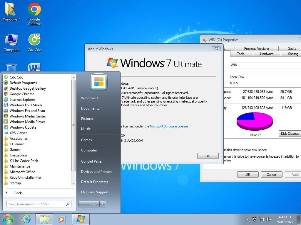 Tải Ghost Win 7 Ultimate Full Soft No Driver v5 mượt nhẹ Full Crack Miễn Phí Mới Nhất 2025 