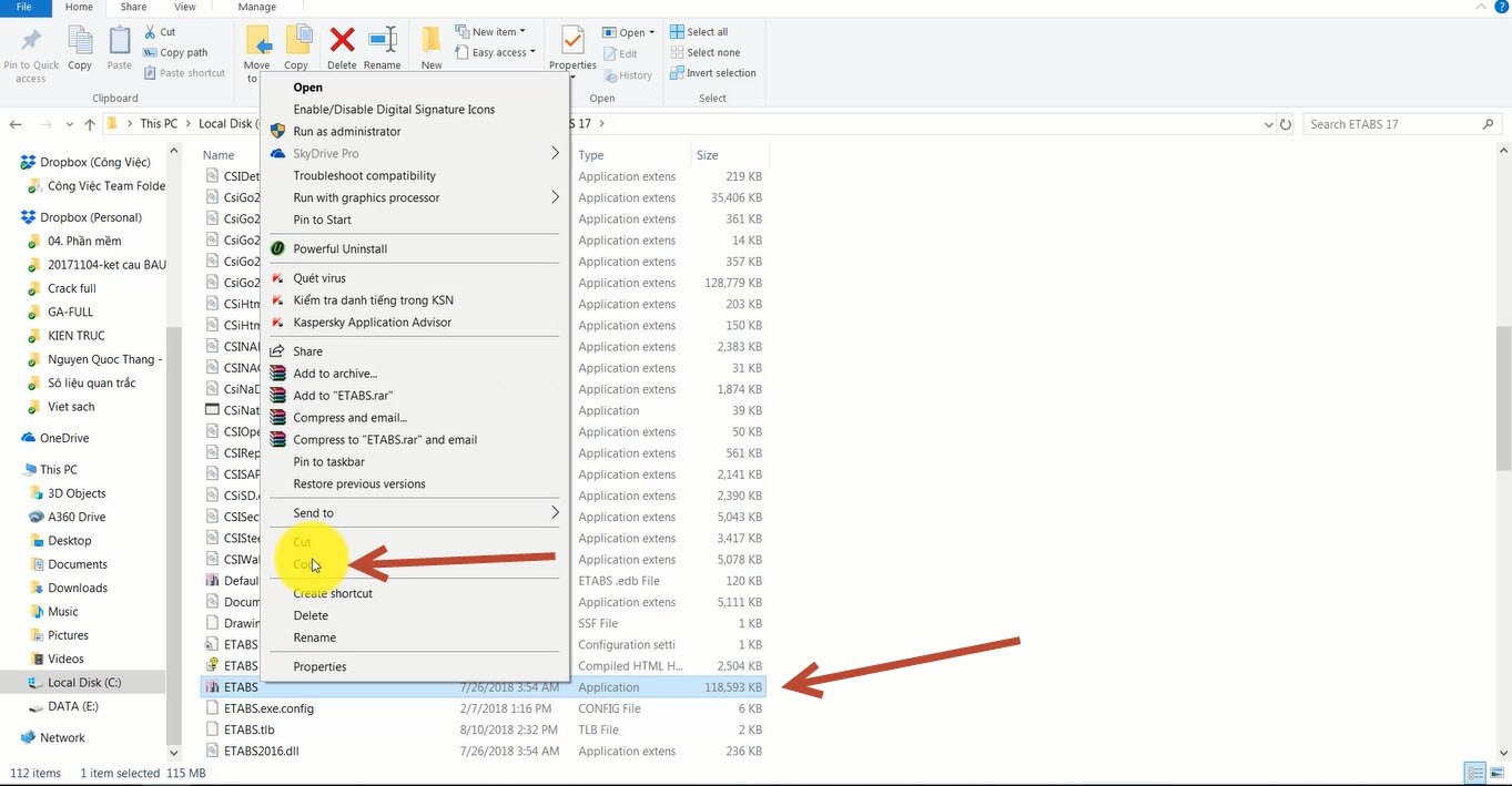 Tải CSI ETABS 2017 Full Crack Miễn Phí Mới Nhất 2025 + Hướng Dẫn Cài Đặt A-Z