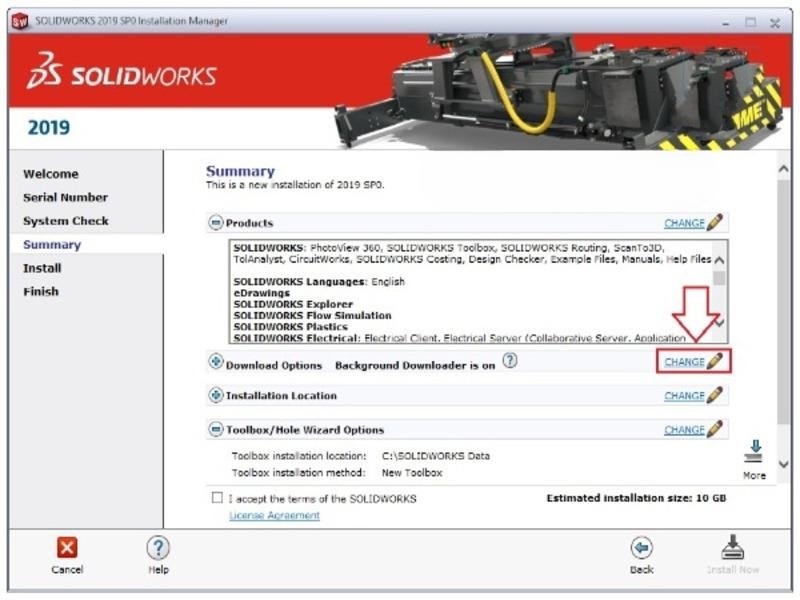Tải SolidWorks 2019 Full Crack Miễn Phí Mới Nhất 2025 + Hướng Dẫn Cài Đặt A-Z 9 Tải SolidWorks 2019 Full Crack Miễn Phí Mới Nhất 2025 + Hướng Dẫn Cài Đặt A-Z
