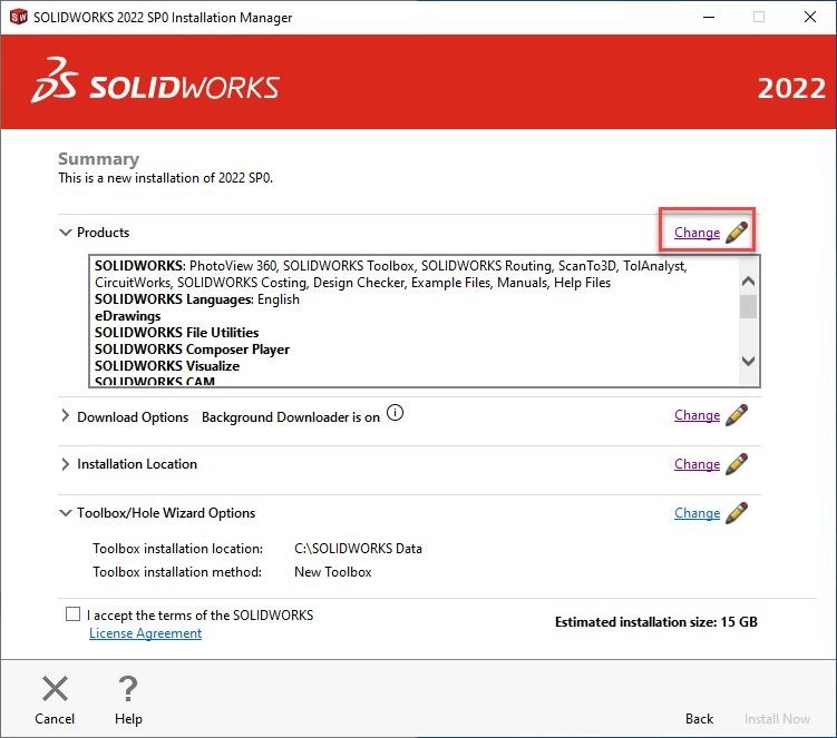 Tải SolidWorks 2022 Full Crack Miễn Phí Mới Nhất 2025 + Hướng Dẫn Cài Đặt A-Z 16 Tải SolidWorks 2022 Full Crack Miễn Phí Mới Nhất 2025 + Hướng Dẫn Cài Đặt A-Z