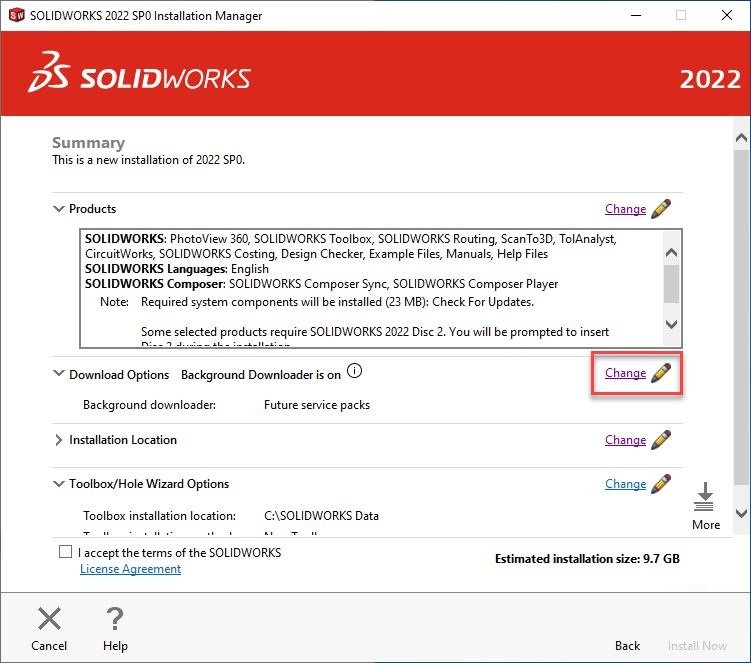 Tải SolidWorks 2022 Full Crack Miễn Phí Mới Nhất 2025 + Hướng Dẫn Cài Đặt A-Z 18 Tải SolidWorks 2022 Full Crack Miễn Phí Mới Nhất 2025 + Hướng Dẫn Cài Đặt A-Z
